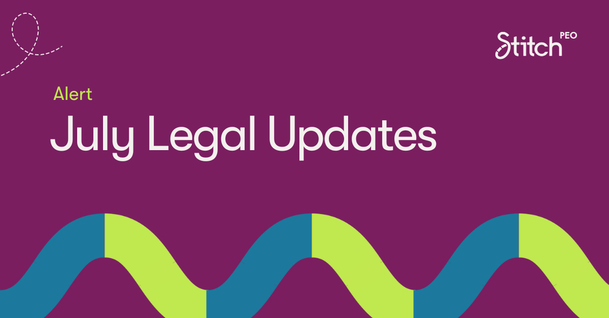 July Legal Updates