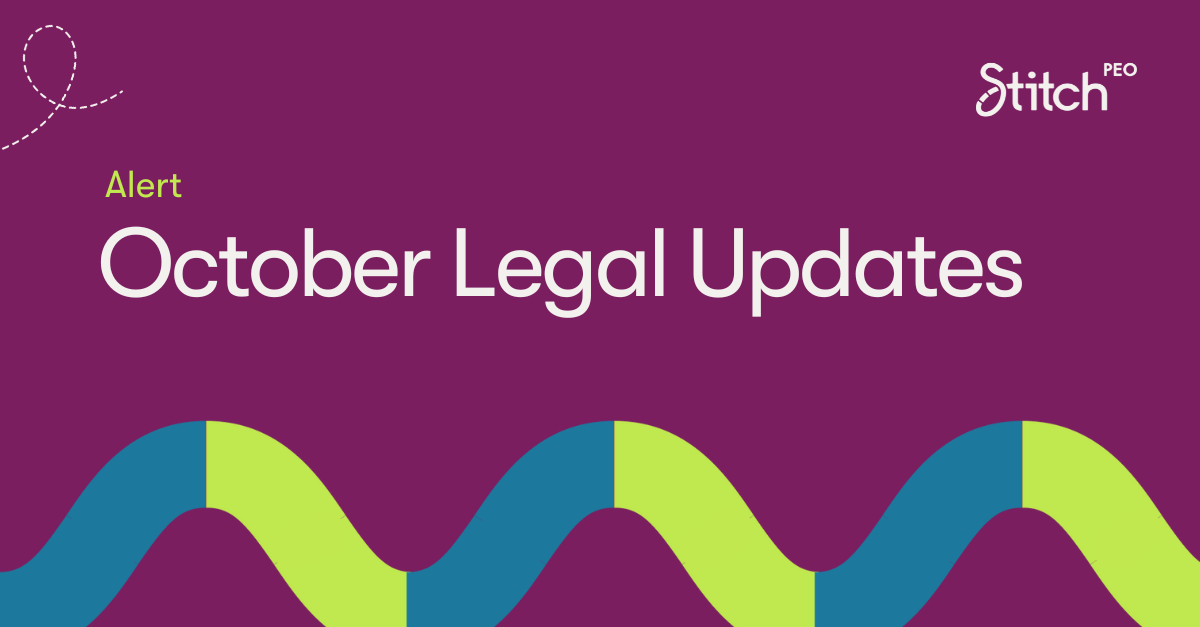 October Legal Updates